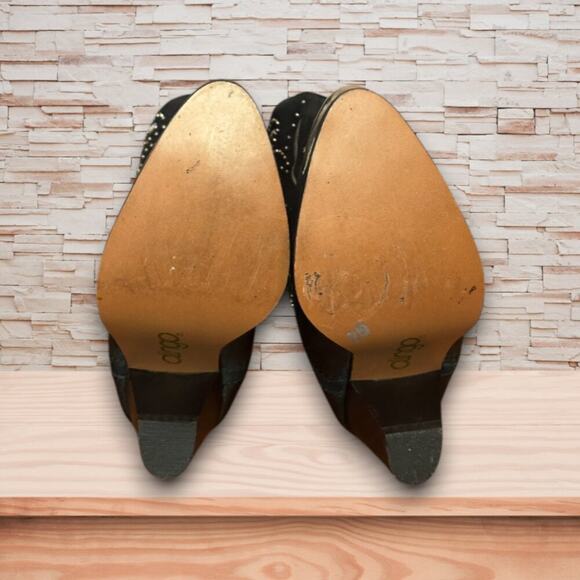 Dingo Women's Ava Studded Black Round Toe Western Boots, 2" Heel 6.5M EUC - Picture 5 of 6